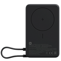 PowerBank Xiaomi Mi Magnetic Power Bank With Cable USB-C 10000mAh 7.5W (WPB1007Z) (Black)